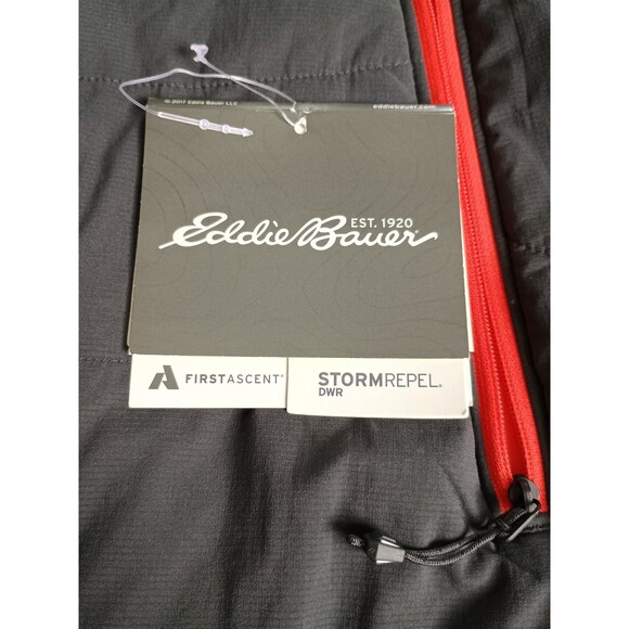 Eddie Bauer First Ascent Jacket Women's XL Ignite Flux Hooded Gray Orange Coat - Picture 11 of 11